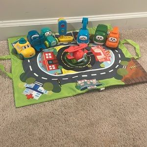 ALASOU Baby Truck Car Toy with Playmat/Storage Bag